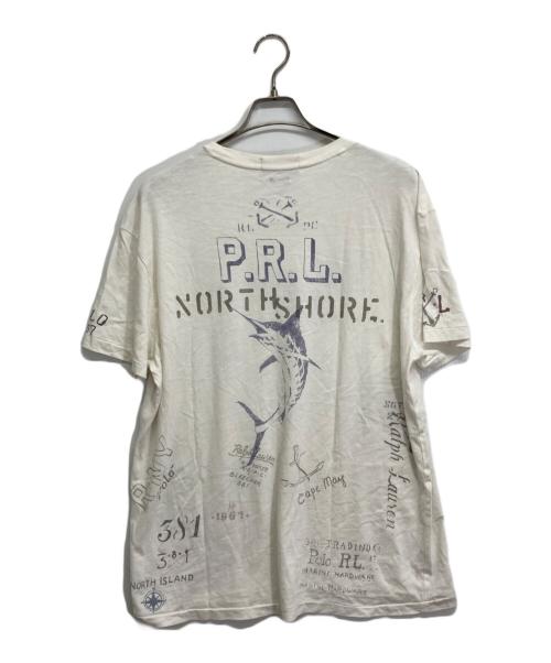 POLO RALPH LAUREN（ポロ・ラルフローレン）POLO RALPH LAUREN (ポロ・ラルフローレン) デザインtシャツ ホワイト サイズ:Lの古着・服飾アイテム