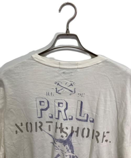 POLO RALPH LAUREN（ポロ・ラルフローレン）POLO RALPH LAUREN (ポロ・ラルフローレン) デザインtシャツ ホワイト サイズ:Lの古着・服飾アイテム