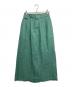 TICCA（ティッカ）の古着「リネンタックスカート」｜グリーン
