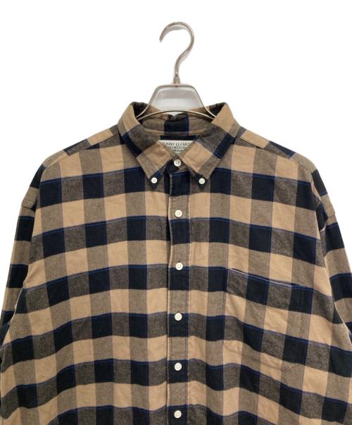 SUNNY ELEMENT（サニーエレメント）SUNNY ELEMENT (サニーエレメント) チェックシャツ ブラウン サイズ:Mの古着・服飾アイテム