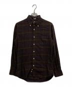 INDIVIDUALIZED SHIRTSインディビジュアライズドシャツ）の古着「チェックシャツ」｜ブラウン