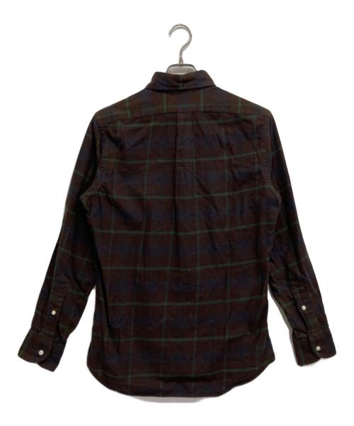 INDIVIDUALIZED SHIRTS（インディビジュアライズドシャツ）INDIVIDUALIZED SHIRTS (インディビジュアライズドシャツ) チェックシャツ ブラウン サイズ:15-32の古着・服飾アイテム