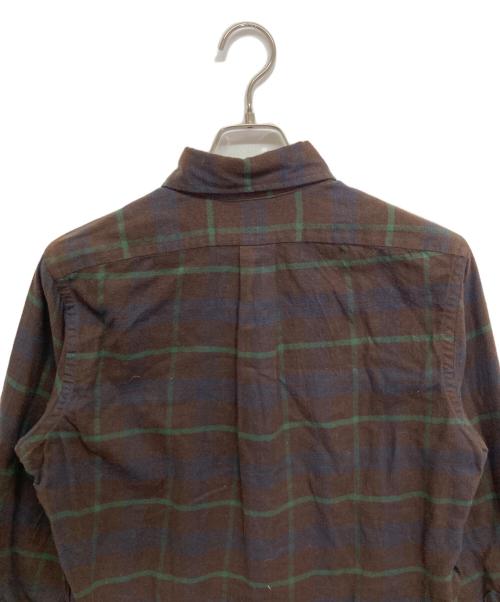 INDIVIDUALIZED SHIRTS（インディビジュアライズドシャツ）INDIVIDUALIZED SHIRTS (インディビジュアライズドシャツ) チェックシャツ ブラウン サイズ:15-32の古着・服飾アイテム