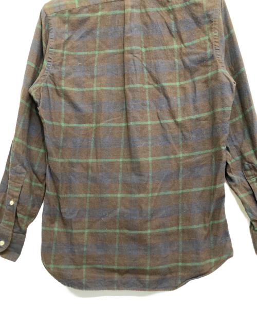 INDIVIDUALIZED SHIRTS（インディビジュアライズドシャツ）INDIVIDUALIZED SHIRTS (インディビジュアライズドシャツ) チェックシャツ ブラウン サイズ:15-32の古着・服飾アイテム