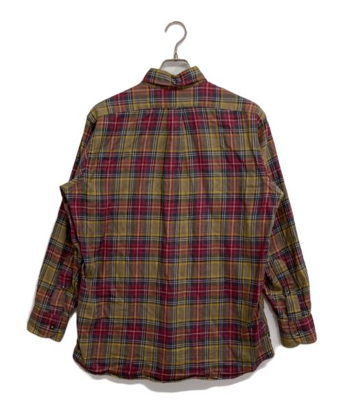 INDIVIDUALIZED SHIRTS（インディビジュアライズドシャツ）INDIVIDUALIZED SHIRTS (インディビジュアライズドシャツ) チェックシャツ レッド×イエロー サイズ:15の古着・服飾アイテム