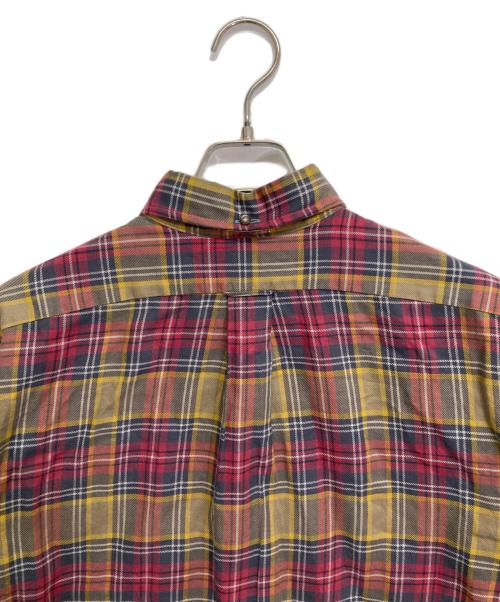 INDIVIDUALIZED SHIRTS（インディビジュアライズドシャツ）INDIVIDUALIZED SHIRTS (インディビジュアライズドシャツ) チェックシャツ レッド×イエロー サイズ:15の古着・服飾アイテム
