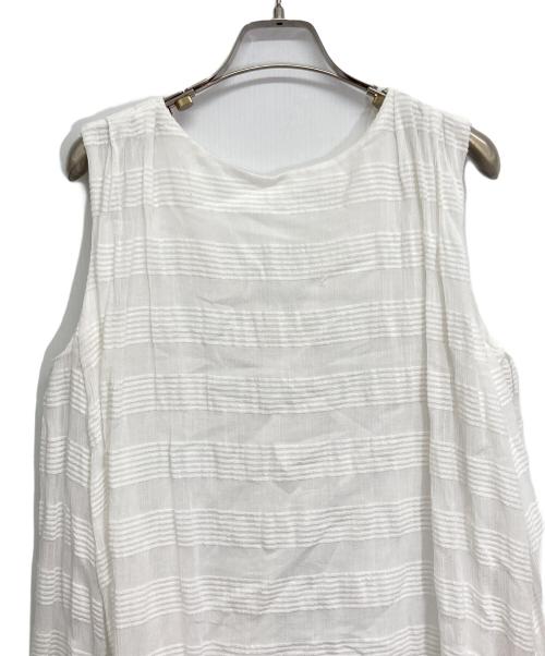 rosy monster（ロージーモンスター）rosy monster (ロージーモンスター) ノースリーブワンピース ホワイト サイズ:Fの古着・服飾アイテム