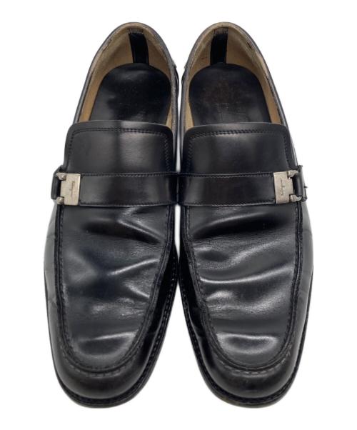 Salvatore Ferragamo（サルヴァトーレ フェラガモ）Salvatore Ferragamo (サルヴァトーレ フェラガモ) ローファー ブラック サイズ:6 1/2の古着・服飾アイテム