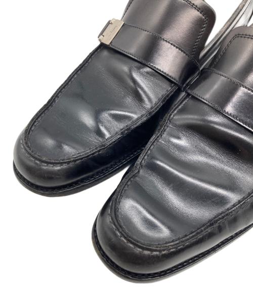 Salvatore Ferragamo（サルヴァトーレ フェラガモ）Salvatore Ferragamo (サルヴァトーレ フェラガモ) ローファー ブラック サイズ:6 1/2の古着・服飾アイテム