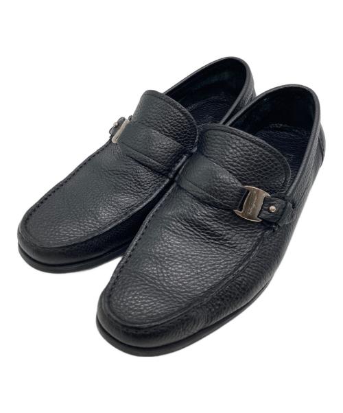 Salvatore Ferragamo（サルヴァトーレ フェラガモ）Salvatore Ferragamo (サルヴァトーレ フェラガモ) ローファー ブラック サイズ:6 1/2の古着・服飾アイテム