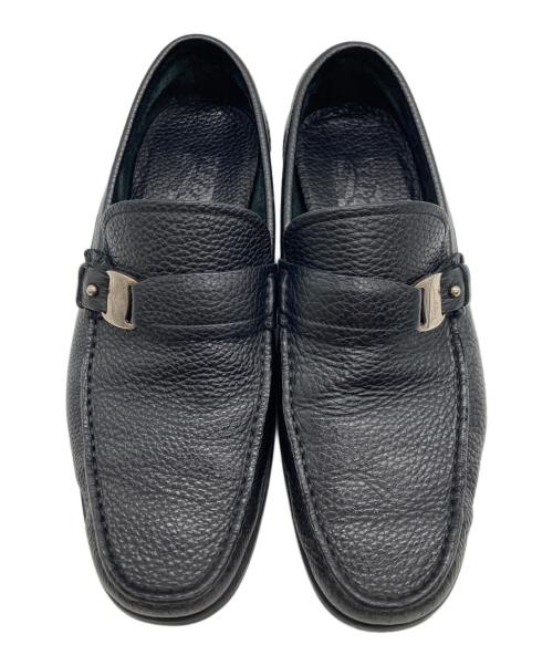 Salvatore Ferragamo（サルヴァトーレ フェラガモ）Salvatore Ferragamo (サルヴァトーレ フェラガモ) ローファー ブラック サイズ:6 1/2の古着・服飾アイテム