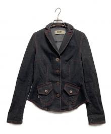 MOSCHINO（モスキーノ）の古着「デニムジャケット」｜インディゴ