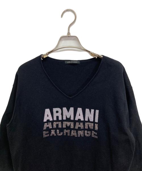 ARMANI EXCHANGE（アルマーニ エクスチェンジ）ARMANI EXCHANGE (アルマーニ エクスチェンジ) 半袖スウェット ブラック サイズ:Mの古着・服飾アイテム