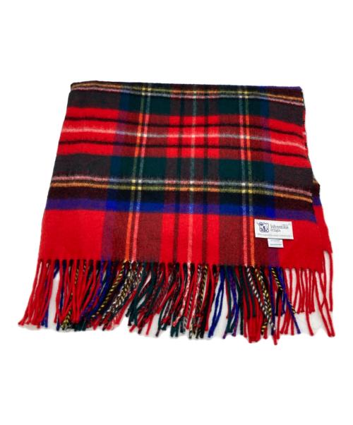 JOHNSTONS OF ELGIN（ジョンストンズオブエルガン）JOHNSTONS OF ELGIN (ジョンストンズオブエルガン) カシミヤ大判ストール レッドの古着・服飾アイテム