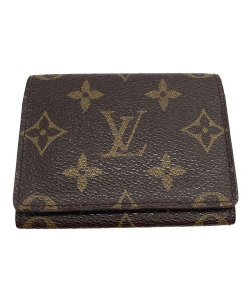LOUIS VUITTON（ルイ ヴィトン）LOUIS VUITTON (ルイ ヴィトン) アンヴェロップ・カルト ドゥ ヴィジット-カードケース ブラウンの古着・服飾アイテム