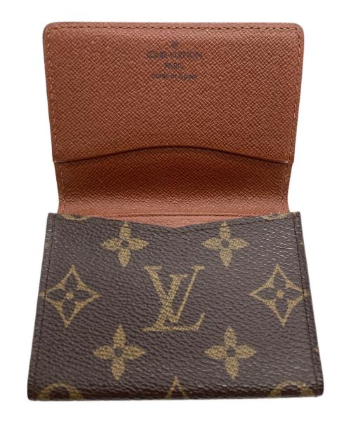 LOUIS VUITTON（ルイ ヴィトン）LOUIS VUITTON (ルイ ヴィトン) アンヴェロップ・カルト ドゥ ヴィジット-カードケース ブラウンの古着・服飾アイテム