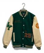 ZARAザラ）の古着「スタジャン」｜グリーン