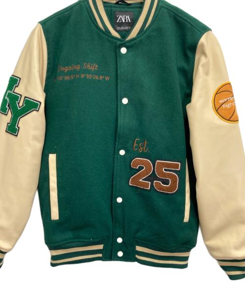 ZARA（ザラ）ZARA (ザラ) スタジャン グリーン サイズ:Sの古着・服飾アイテム