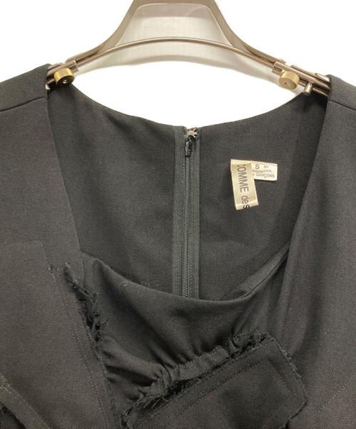 COMME des GARCONS（コムデギャルソン）COMME des GARCONS (コムデギャルソン) ウールギャバノースリーブワンピース ブラック サイズ:Sの古着・服飾アイテム