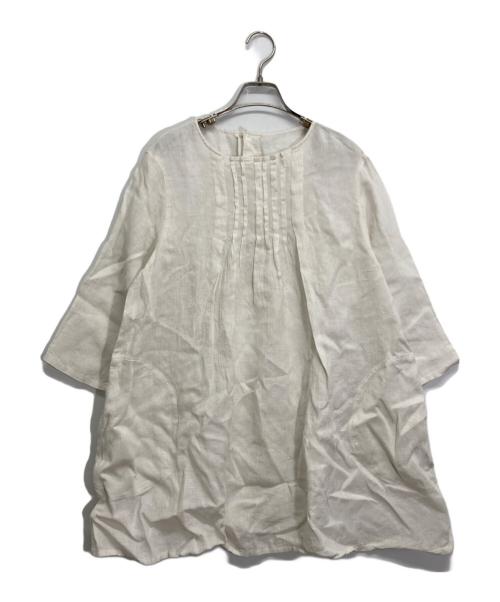 群言堂（グンゲンドウ）群言堂 (グンゲンドウ) リネンワンピース ベージュ サイズ:-の古着・服飾アイテム