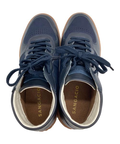 via SANGACIO（ヴィア・サンガチオ）via SANGACIO (ヴィア・サンガチオ) にゅ～ずスニーカー ネイビー サイズ:27の古着・服飾アイテム
