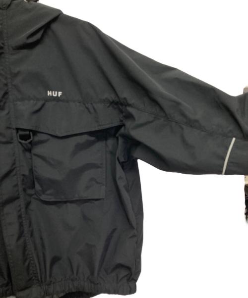 HUF（ハフ）HUF (ハフ) GUIDE SHELL JACKET ブラック サイズ:Mの古着・服飾アイテム