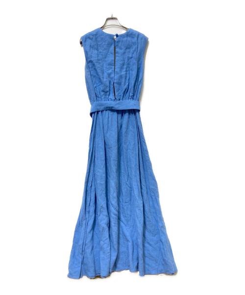 BLUEBIRD BOULEVARD（ブルーバードブルバード）BLUEBIRD BOULEVARD (ブルーバードブルバード) リネンワンピース ブルー サイズ:Sの古着・服飾アイテム