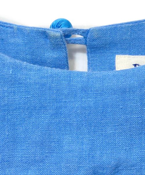BLUEBIRD BOULEVARD（ブルーバードブルバード）BLUEBIRD BOULEVARD (ブルーバードブルバード) リネンワンピース ブルー サイズ:Sの古着・服飾アイテム