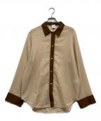 6(ROKU) BEAUTY&YOUTHロク ビューティーアンドユース）の古着「シャツ」｜ベージュ