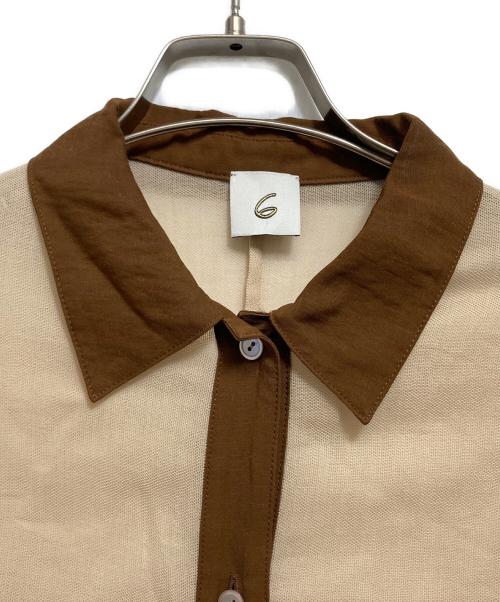 6(ROKU) BEAUTY&YOUTH（ロク ビューティーアンドユース）6(ROKU) BEAUTY&YOUTH (ロク ビューティーアンドユース) シャツ ベージュ サイズ:記載なしの古着・服飾アイテム