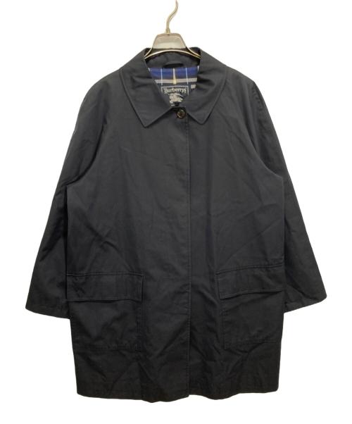 Burberry's（バーバリー）Burberry's (バーバリーズ) 裏ノヴァチェックコート ネイビー サイズ:15の古着・服飾アイテム