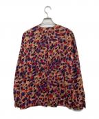 GIVENCHYジバンシィ）の古着「総柄ブラウス」｜ブラウン