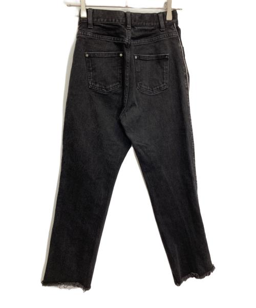 Ameri（アメリ）AMERI (アメリ) CHAIN BLACK DENIM ブラック サイズ:W25の古着・服飾アイテム