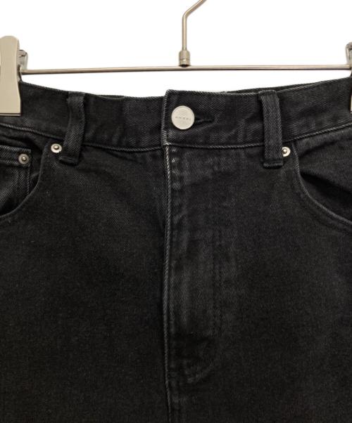 Ameri（アメリ）AMERI (アメリ) CHAIN BLACK DENIM ブラック サイズ:W25の古着・服飾アイテム