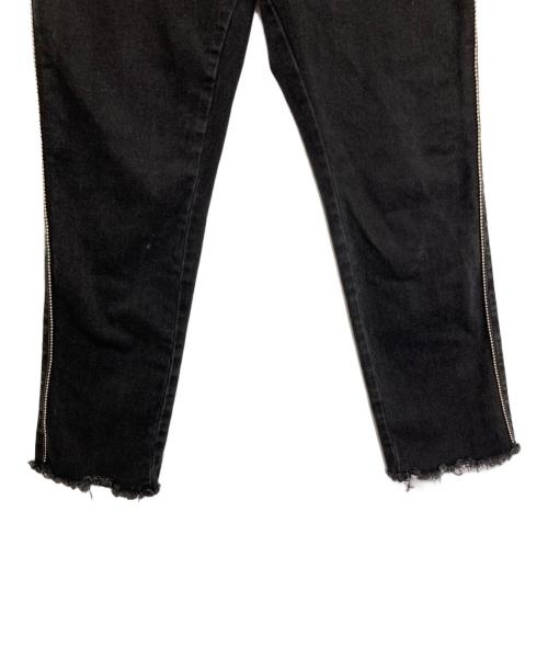 Ameri（アメリ）AMERI (アメリ) CHAIN BLACK DENIM ブラック サイズ:W25の古着・服飾アイテム