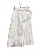 Adonisisアドニシス）の古着「切替スカーt」｜ホワイト