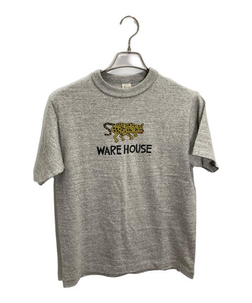 WAREHOUSE（ウエアハウス）WAREHOUSE (ウエアハウス) ジャガーTシャツ グレー サイズ:Sの古着・服飾アイテム