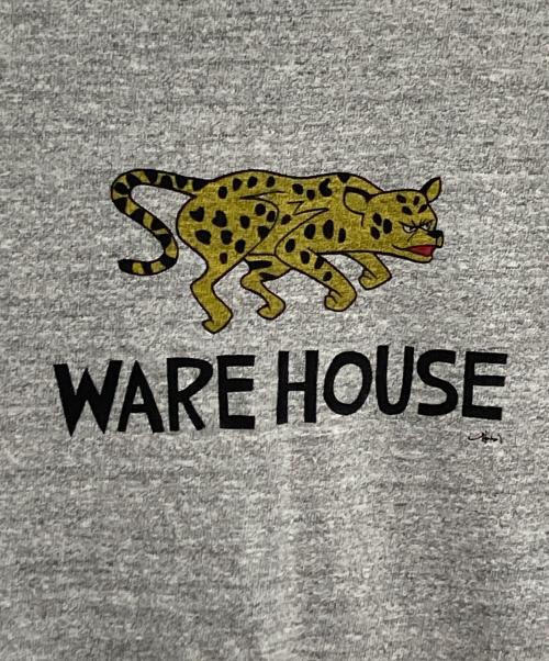 WAREHOUSE（ウエアハウス）WAREHOUSE (ウエアハウス) ジャガーTシャツ グレー サイズ:Sの古着・服飾アイテム