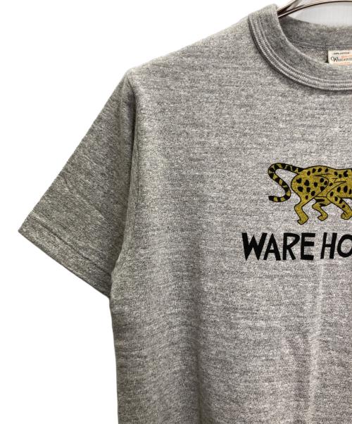 WAREHOUSE（ウエアハウス）WAREHOUSE (ウエアハウス) ジャガーTシャツ グレー サイズ:Sの古着・服飾アイテム
