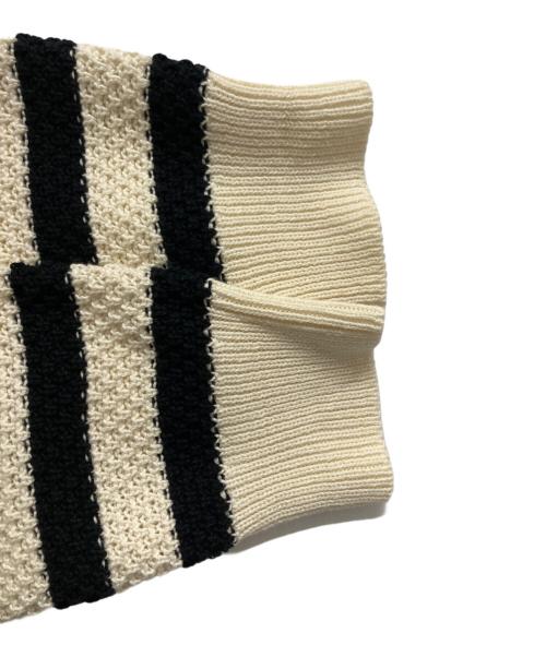 TSURU by MARIKO OIKAWA（ツルバイマリコオイカワ）Tsuru by Mariko Oikawa (ツルバイマリコオイカワ) ボーダーカーディガン ホワイト サイズ:Fの古着・服飾アイテム