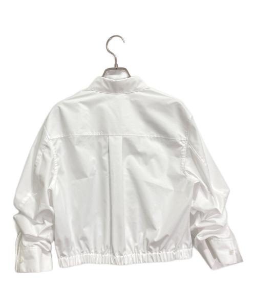 theory（セオリー）theory (セオリー) クロップドシャツ ホワイト サイズ:Sの古着・服飾アイテム