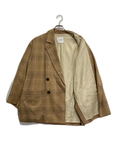 CLANE（クラネ）CLANE (クラネ) SIDE SLIT OVER TAILORED JACKET ベージュ サイズ:1の古着・服飾アイテム