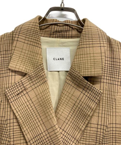 CLANE（クラネ）CLANE (クラネ) SIDE SLIT OVER TAILORED JACKET ベージュ サイズ:1の古着・服飾アイテム