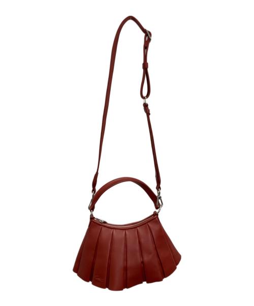 LACOSTE（ラコステ）LACOSTE (ラコステ) テニススカートラムレザーバッグ ブラウンの古着・服飾アイテム