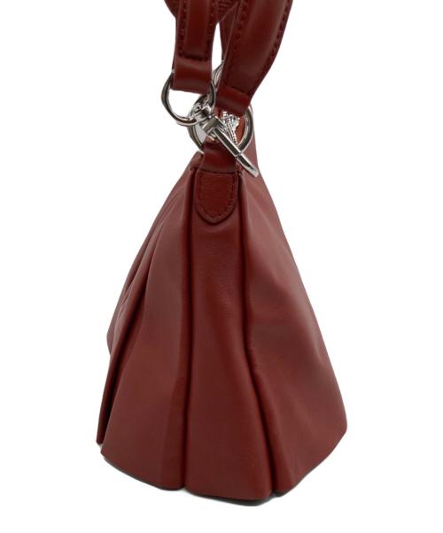 LACOSTE（ラコステ）LACOSTE (ラコステ) テニススカートラムレザーバッグ ブラウンの古着・服飾アイテム