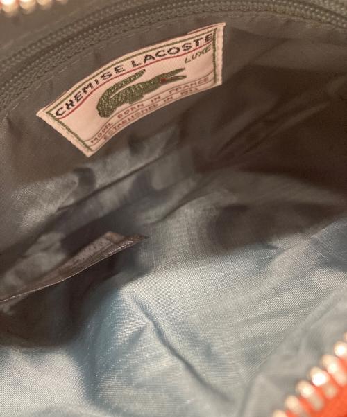 LACOSTE（ラコステ）LACOSTE (ラコステ) テニススカートラムレザーバッグ ブラウンの古着・服飾アイテム