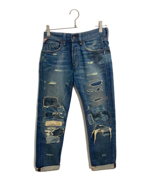 Denim & Supply Ralph Lauren（デニム＆サプライ ラルフローレン）Denim & Supply Ralph Lauren (デニム＆サプライ ラルフローレン) リメイクデニムパンツ インディゴ サイズ:28の古着・服飾アイテム