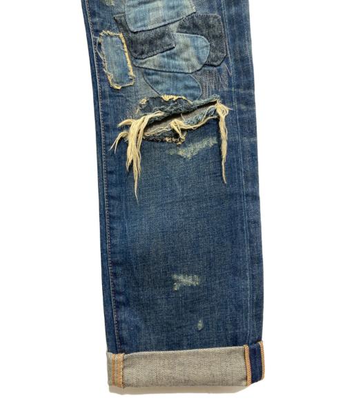 Denim & Supply Ralph Lauren（デニム＆サプライ ラルフローレン）Denim & Supply Ralph Lauren (デニム＆サプライ ラルフローレン) リメイクデニムパンツ インディゴ サイズ:28の古着・服飾アイテム