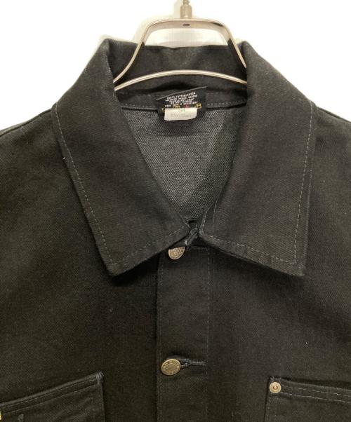 PRSN BLU（プリズンブルース）prsn blu (プリズンブルース) デニムジャケット ブラック サイズ:SMの古着・服飾アイテム