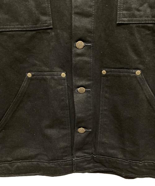 PRSN BLU（プリズンブルース）prsn blu (プリズンブルース) デニムジャケット ブラック サイズ:SMの古着・服飾アイテム